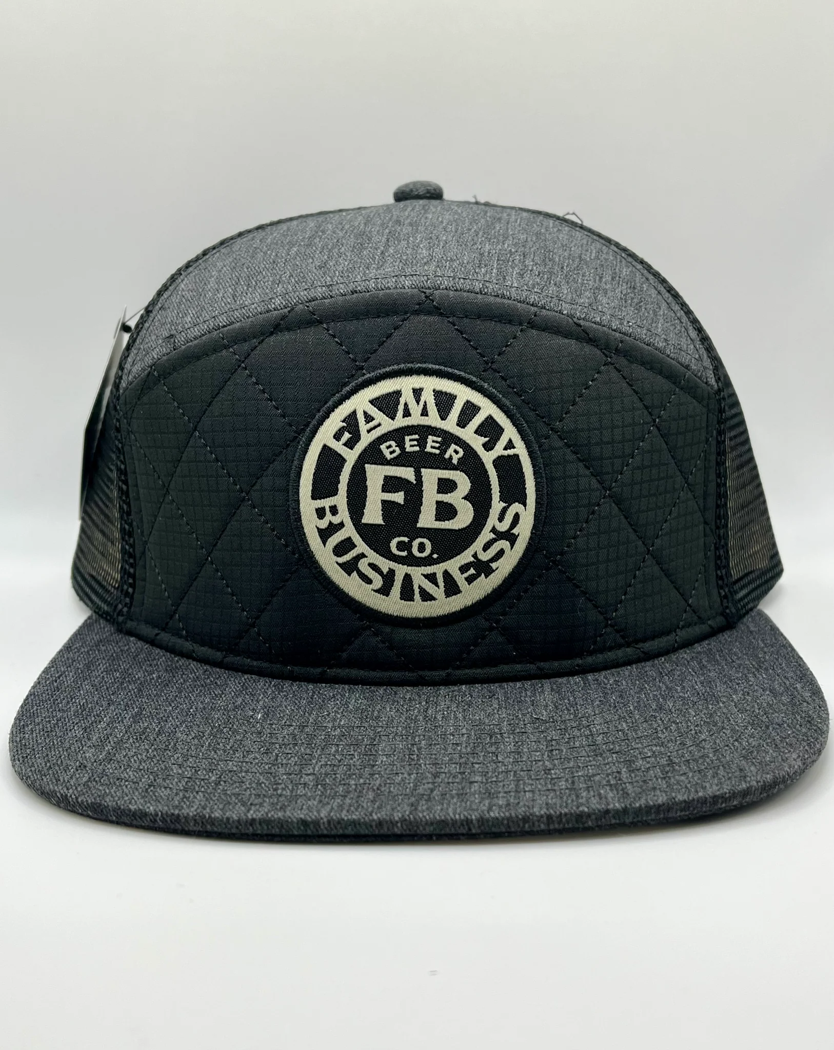 Quilted Front  Snapback Hat